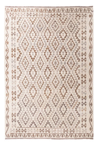 Kelim Rug - Splash - 289 x 201 cm - light grey
