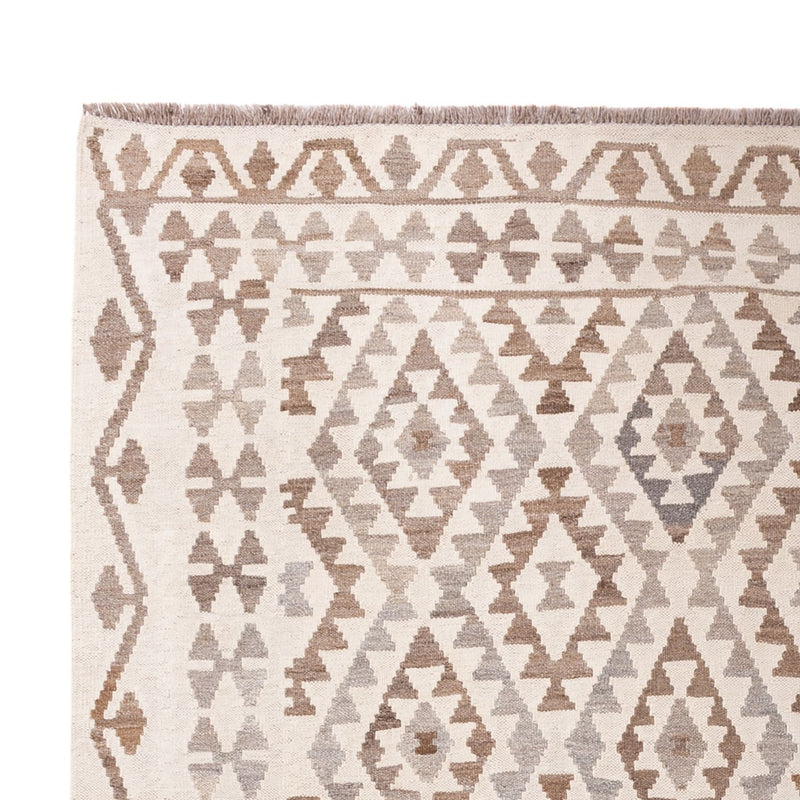 Kelim Rug - Splash - 289 x 201 cm - light grey