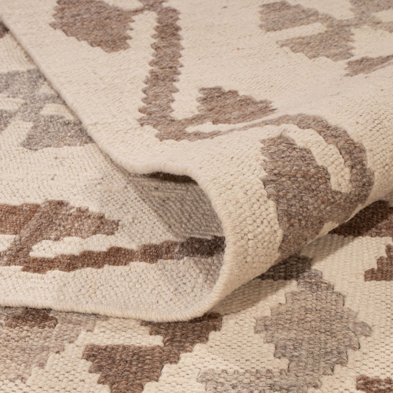 Kelim Rug - Splash - 289 x 201 cm - light grey