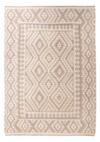 Kelim Rug - Splash - 281 x 200 cm - light grey