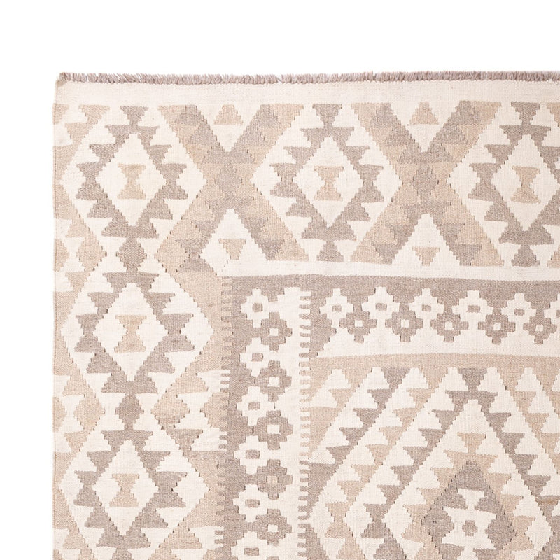 Kelim Rug - Splash - 281 x 200 cm - light grey