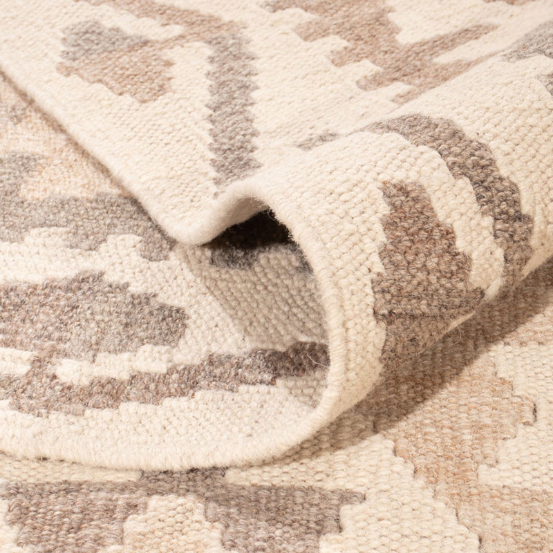 Kelim Rug - Splash - 291 x 207 cm - light grey