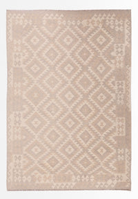 Kelim Rug - Splash - 280 x 198 cm - light grey
