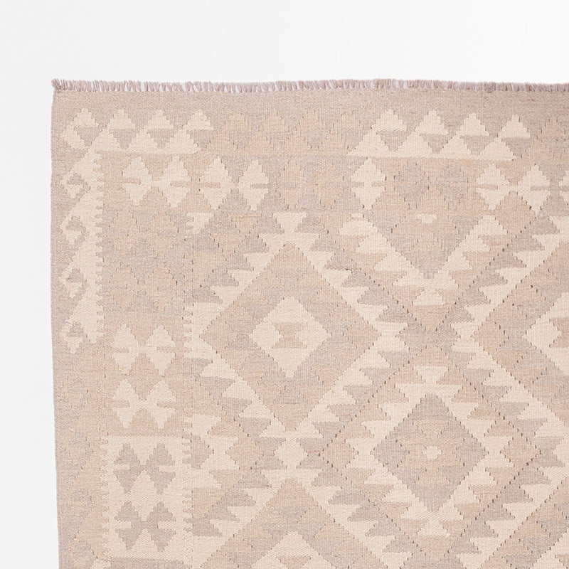 Kelim Rug - Splash - 280 x 198 cm - light grey