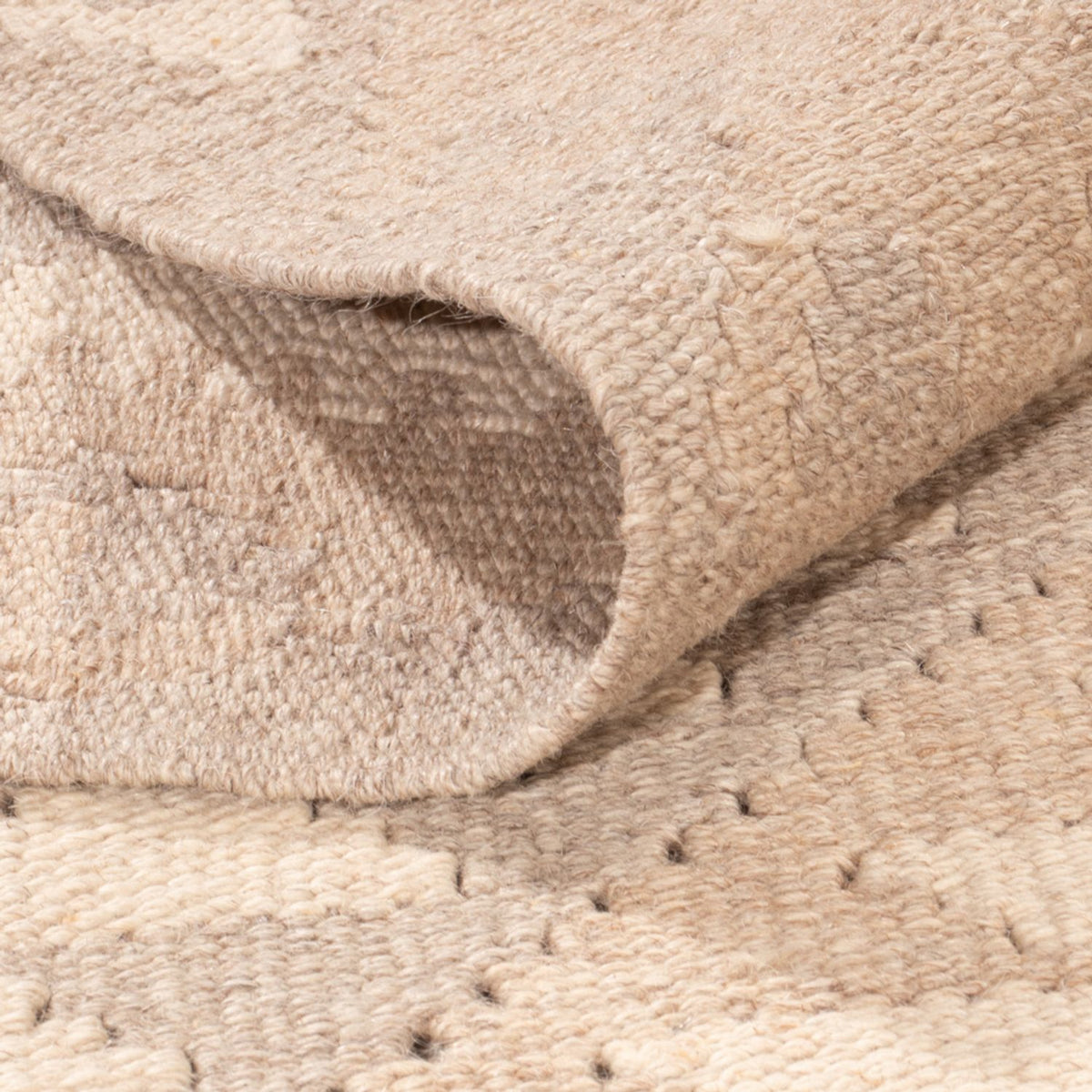 Kelim Rug - Splash - 280 x 198 cm - light grey