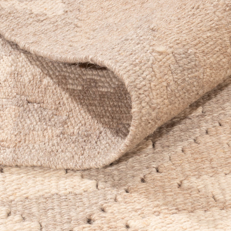 Kelim Rug - Splash - 280 x 198 cm - light grey