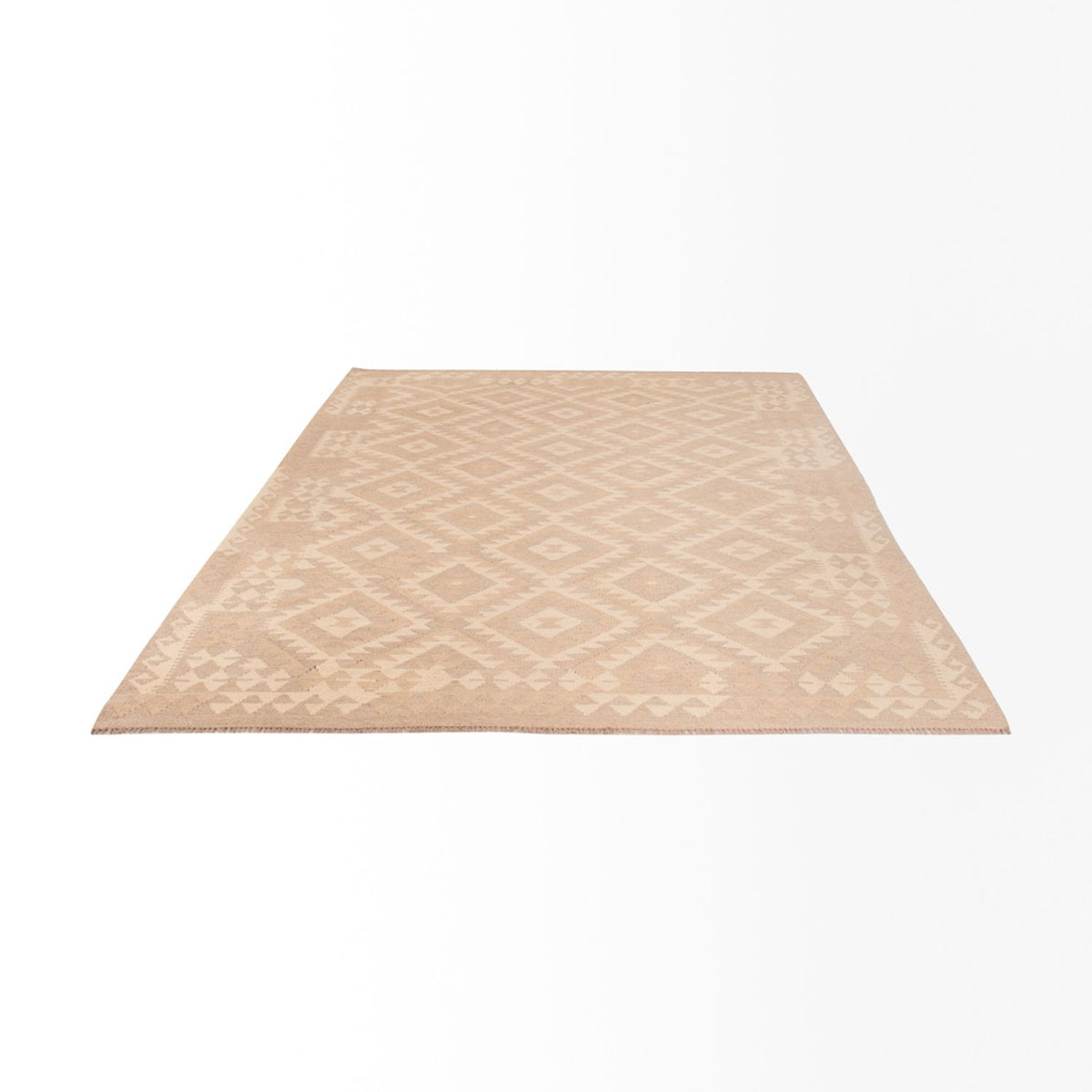 Kelim Rug - Splash - 280 x 198 cm - light grey