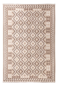 Kelim Rug - Splash - 299 x 207 cm - light grey