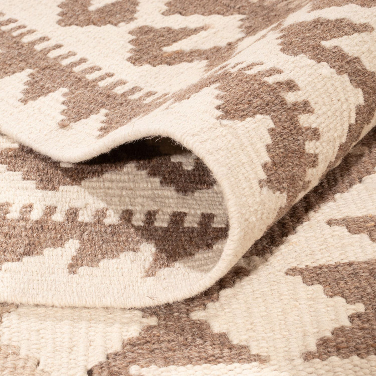 Kelim Rug - Splash - 299 x 207 cm - light grey