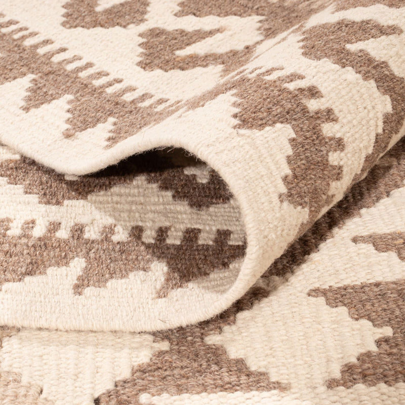 Kelim Rug - Splash - 299 x 207 cm - light grey