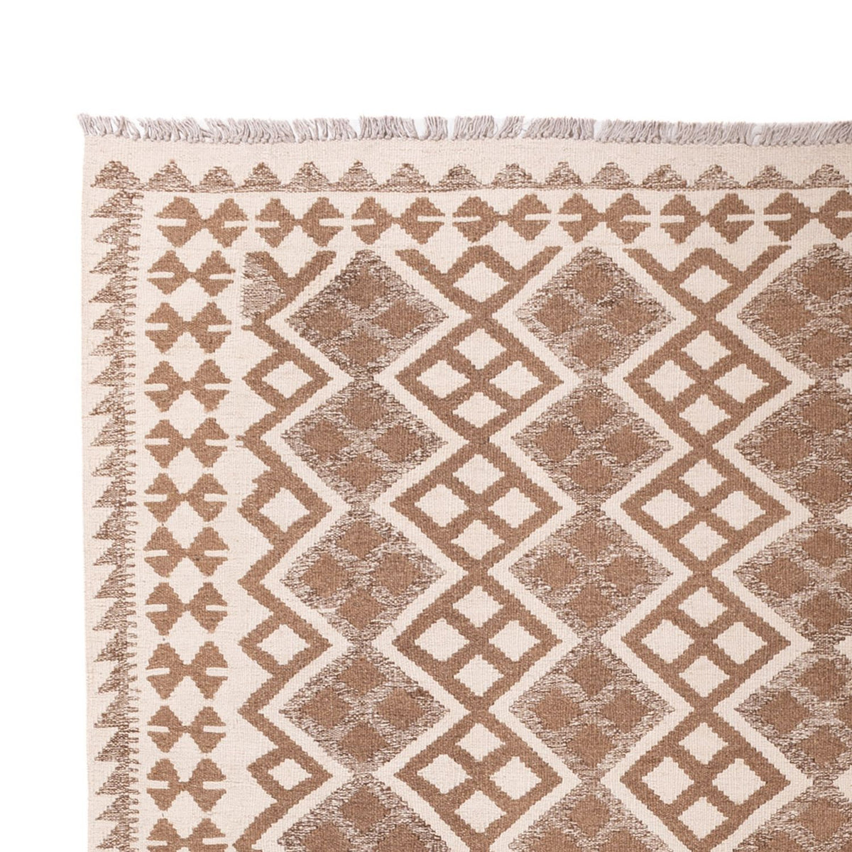 Kelim Rug - Splash - 303 x 206 cm - grey