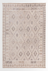 Kelim Rug - Splash - 294 x 208 cm - grey