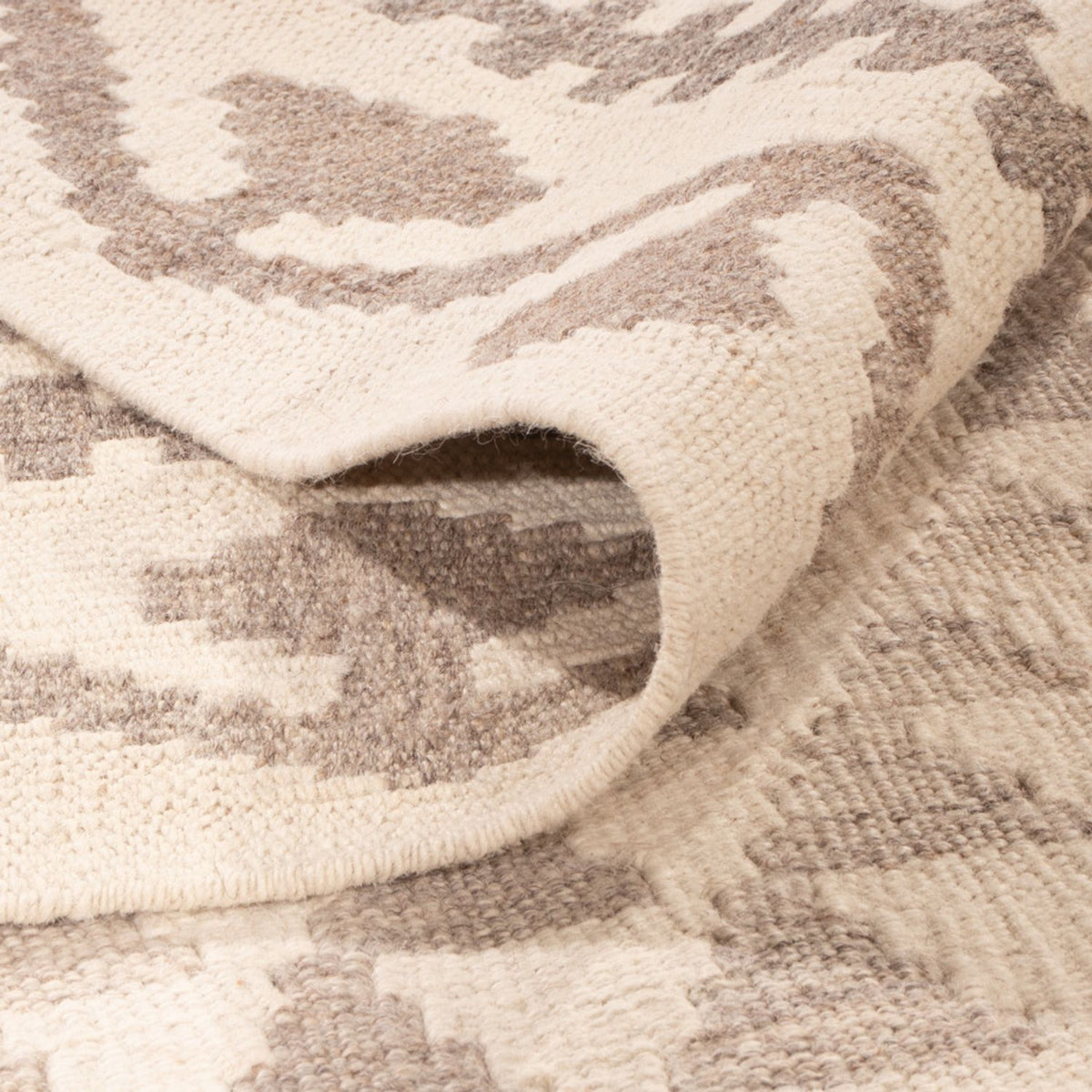 Kelim Rug - Splash - 294 x 208 cm - grey