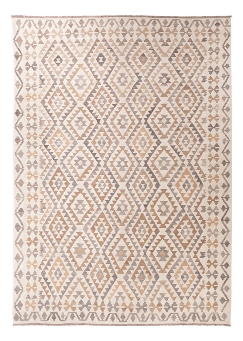 Kelim Rug - Splash - 290 x 199 cm - grey