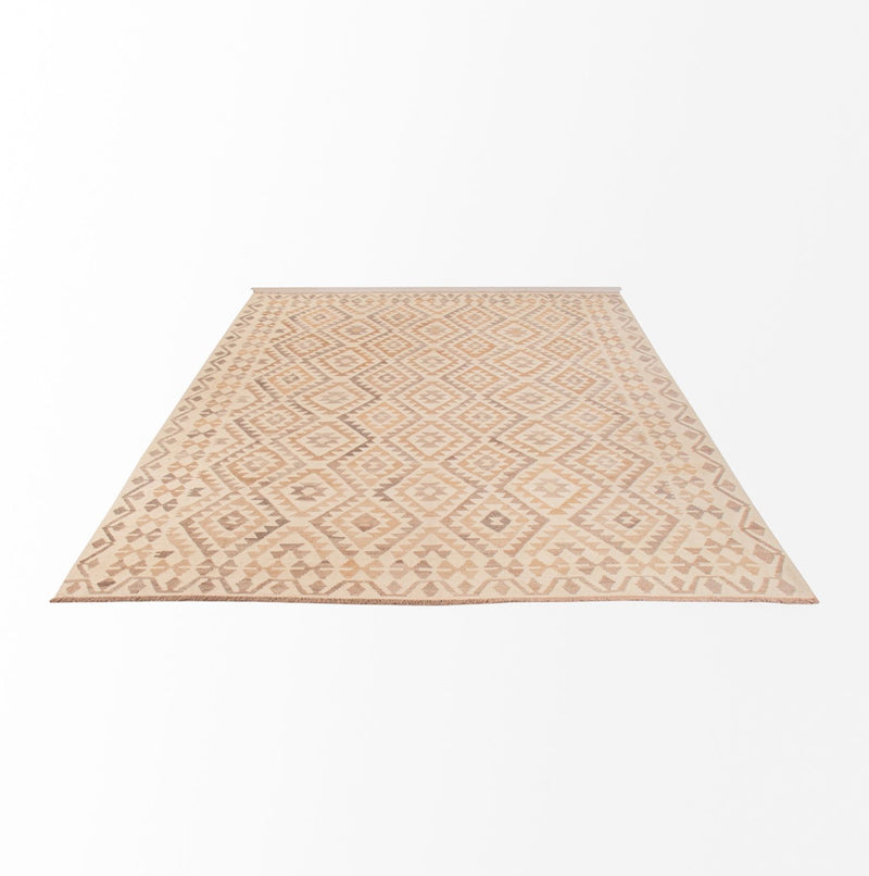 Kelim Rug - Splash - 290 x 199 cm - grey