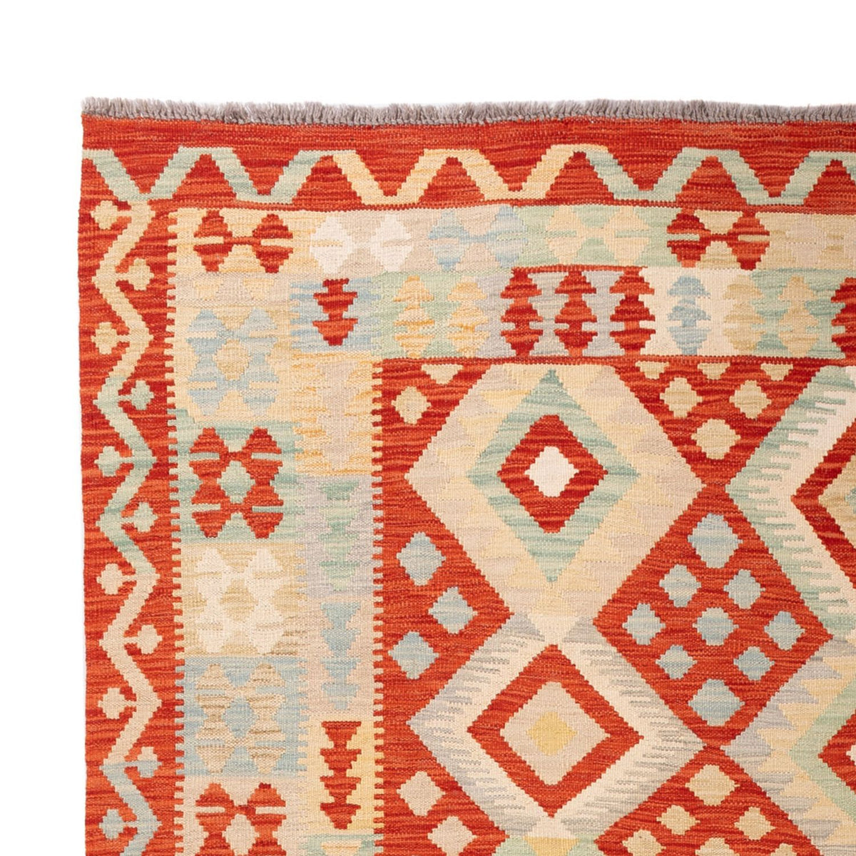 Kelim Rug - Splash - 294 x 209 cm - multicolored