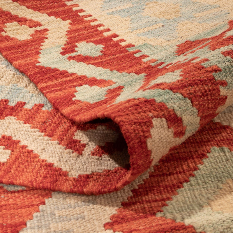 Kelim Rug - Splash - 294 x 209 cm - multicolored