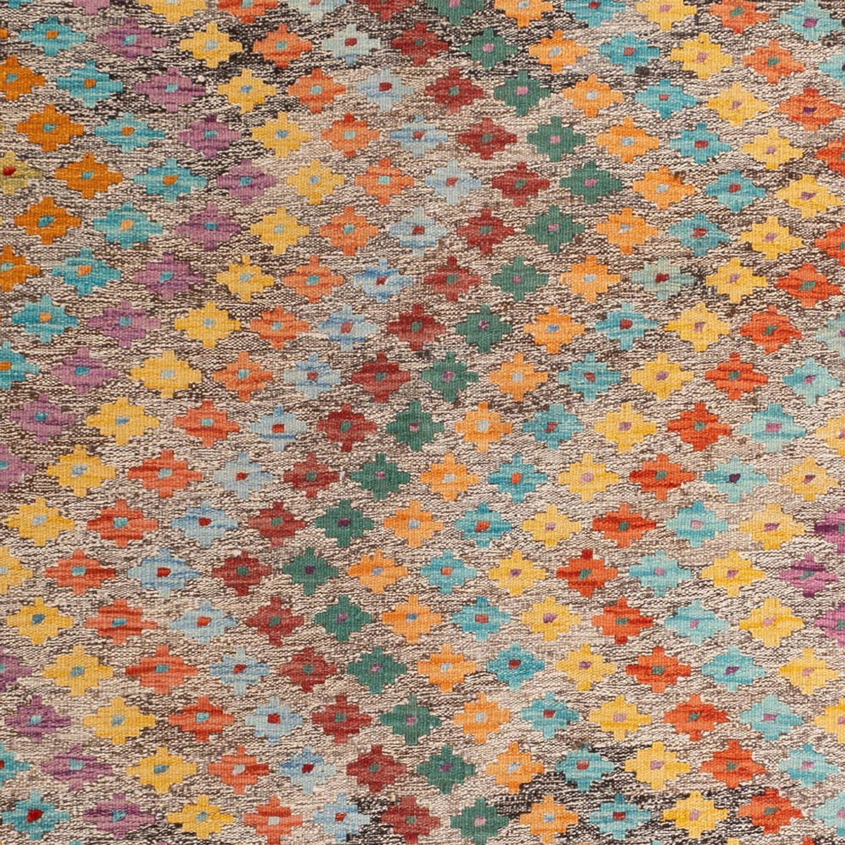 Kelim Rug - Splash - 298 x 206 cm - multicolored
