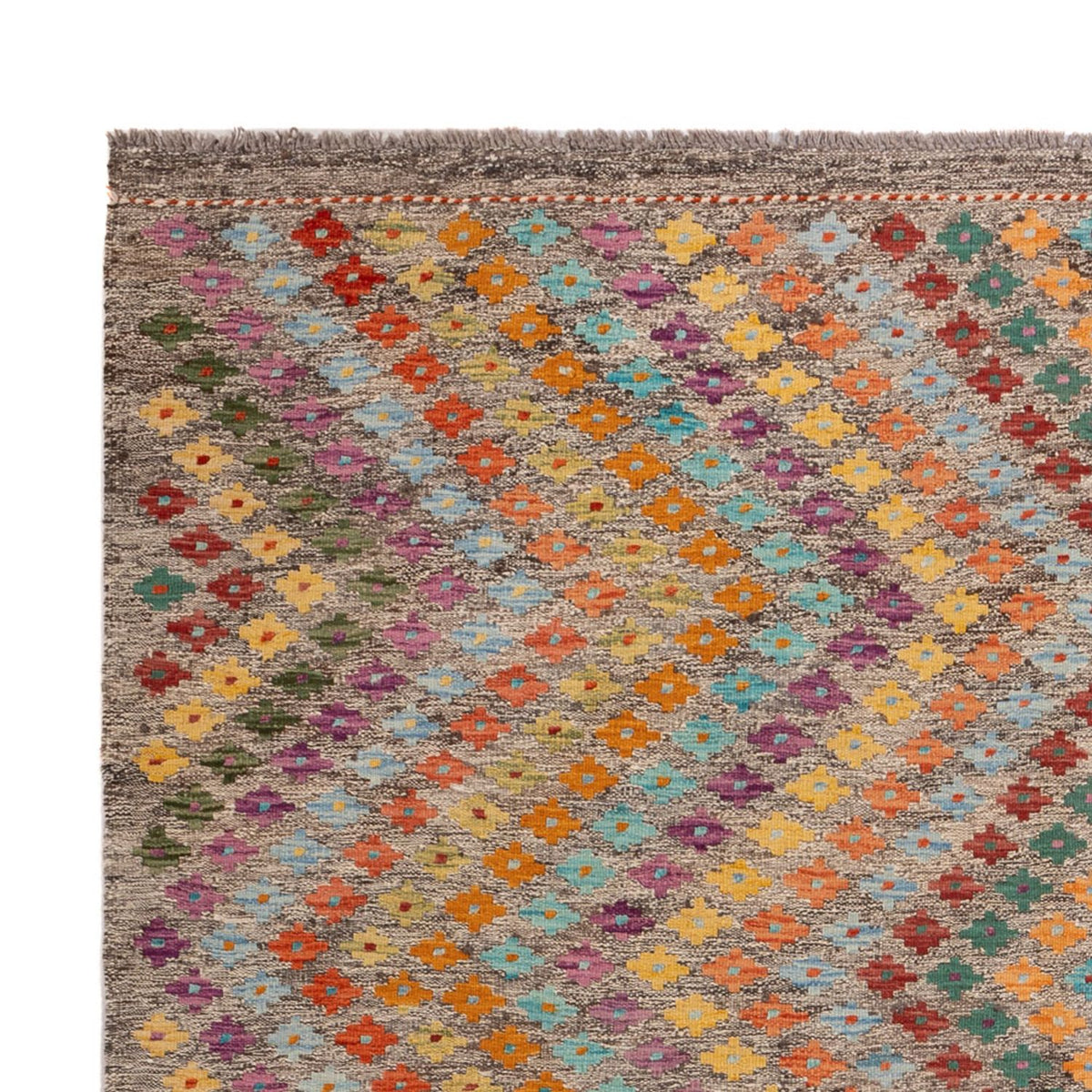 Kelim Rug - Splash - 298 x 206 cm - multicolored