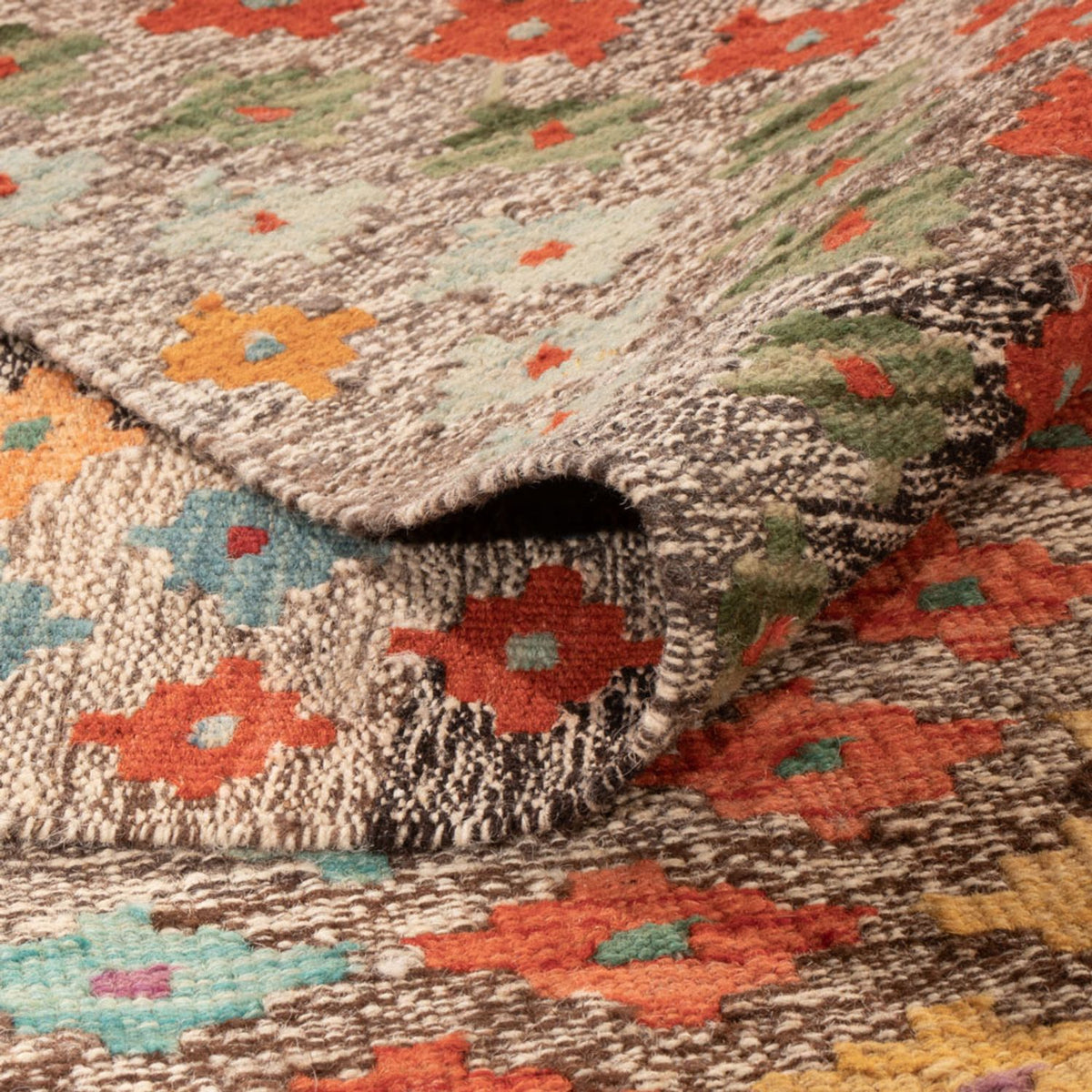 Kelim Rug - Splash - 298 x 206 cm - multicolored