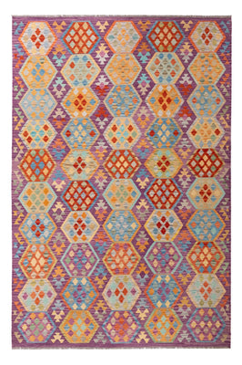 Kelim Rug - Splash - 313 x 206 cm - multicolored