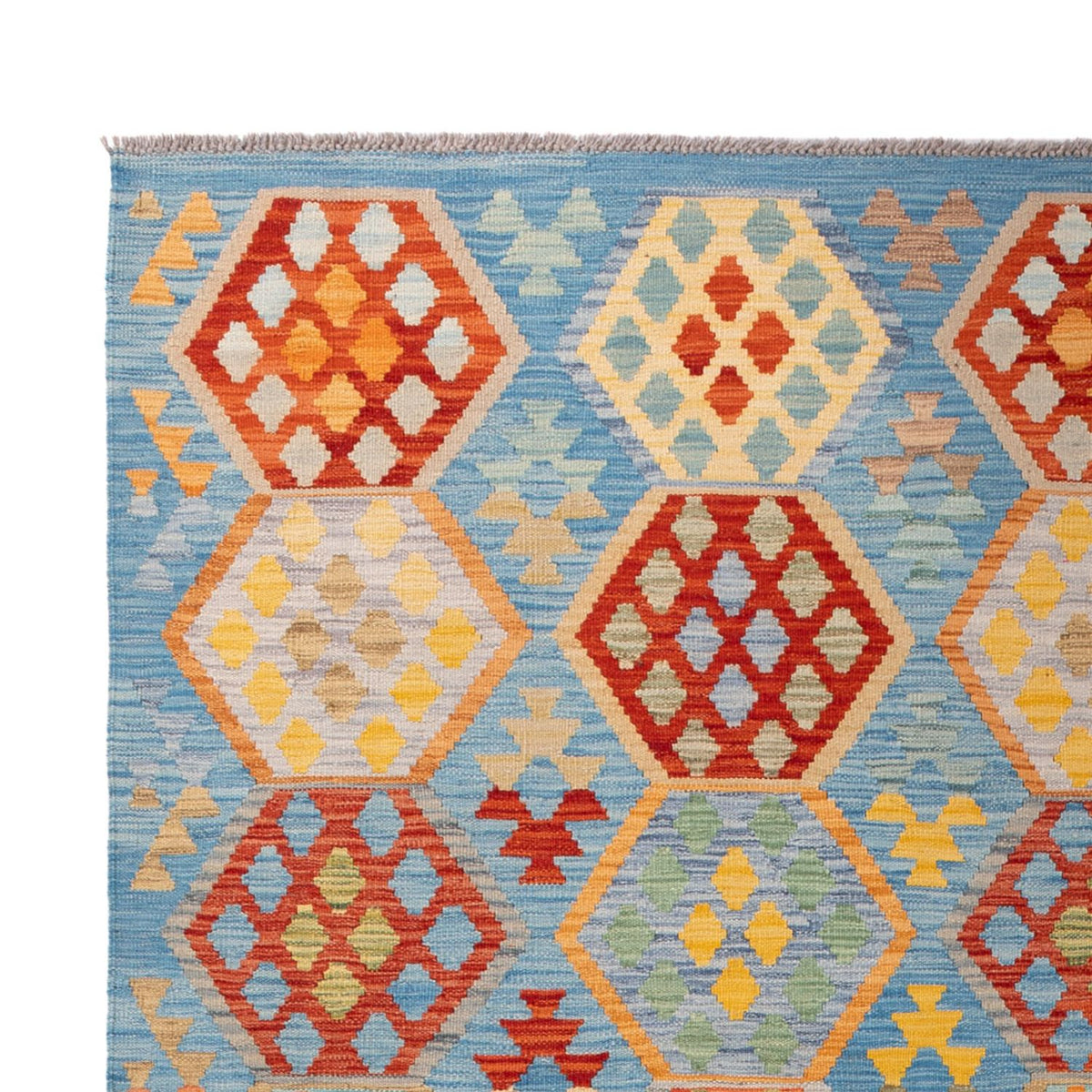 Kelim Rug - Splash - 310 x 207 cm - multicolored