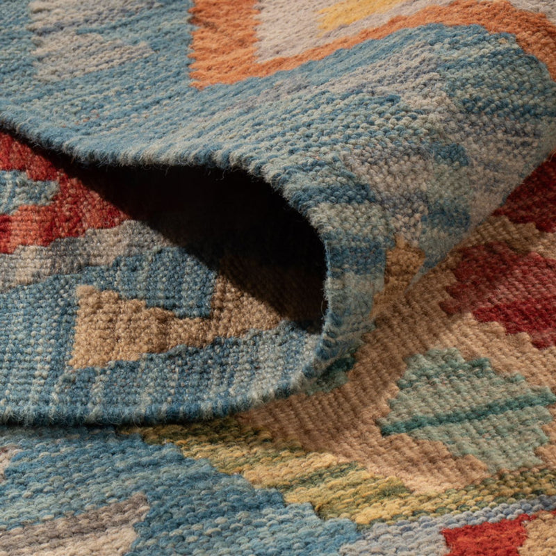 Kelim Rug - Splash - 310 x 207 cm - multicolored