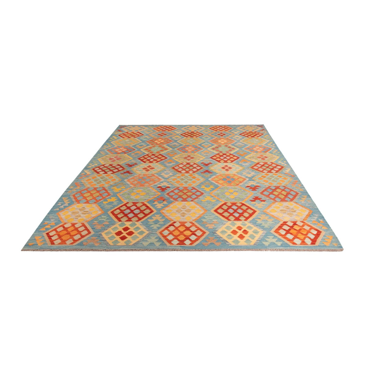 Kelim Rug - Splash - 310 x 207 cm - multicolored