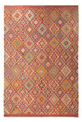 Kelim Rug - Splash - 300 x 202 cm - multicolored