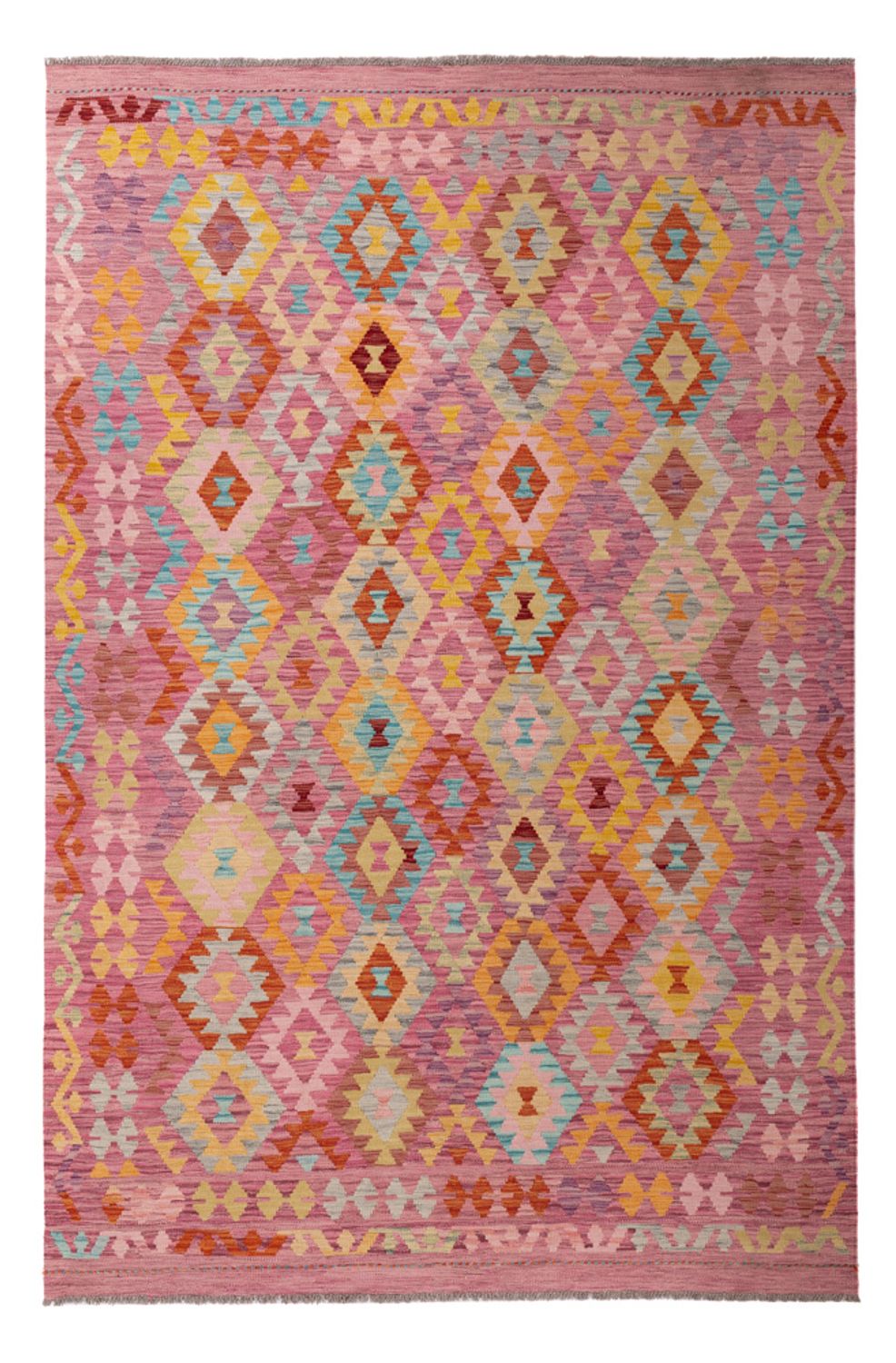 Kelim Rug - Splash - 300 x 200 cm - multicolored