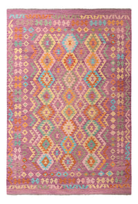 Kelim Rug - Splash - 299 x 198 cm - multicolored