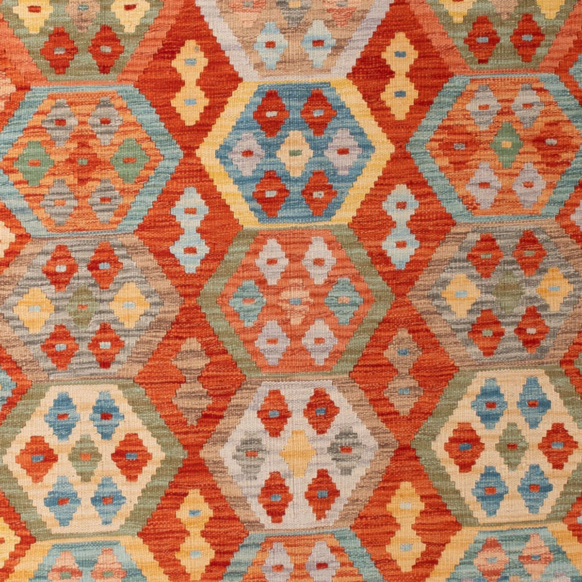 Kelim Rug - Splash - 305 x 207 cm - multicolored