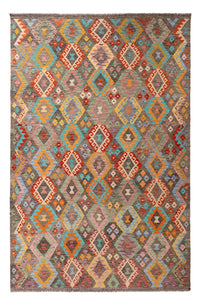 Kelim Rug - Splash - 314 x 201 cm - multicolored