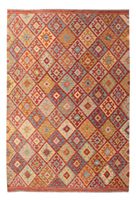 Kelim Rug - Splash - 292 x 201 cm - multicolored
