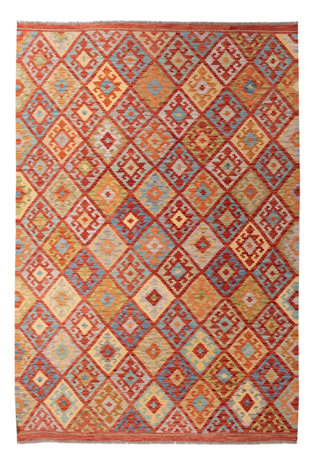 Kelim Rug - Splash - 292 x 201 cm - multicolored