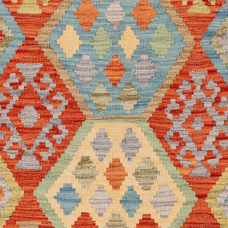 Kelim Rug - Splash - 186 x 122 cm - multicolored