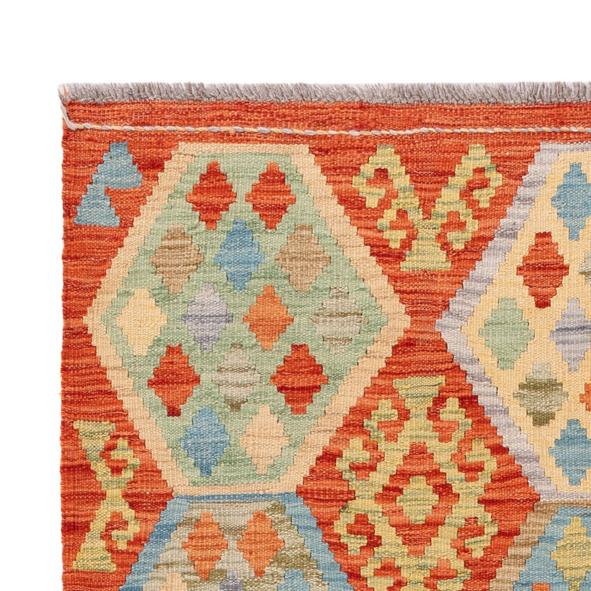 Kelim Rug - Splash - 186 x 122 cm - multicolored