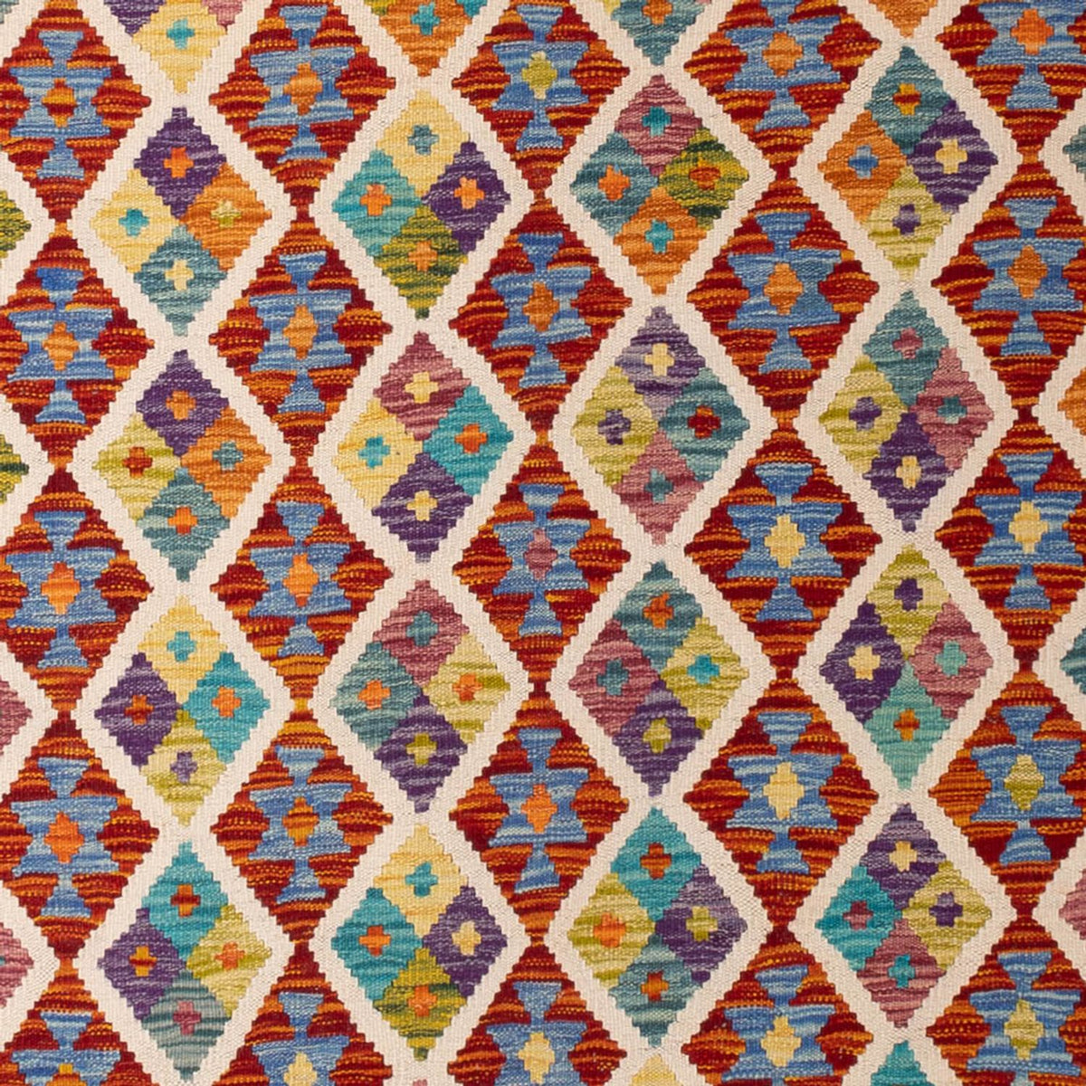 Kelim Rug - Splash - 307 x 205 cm - multicolored