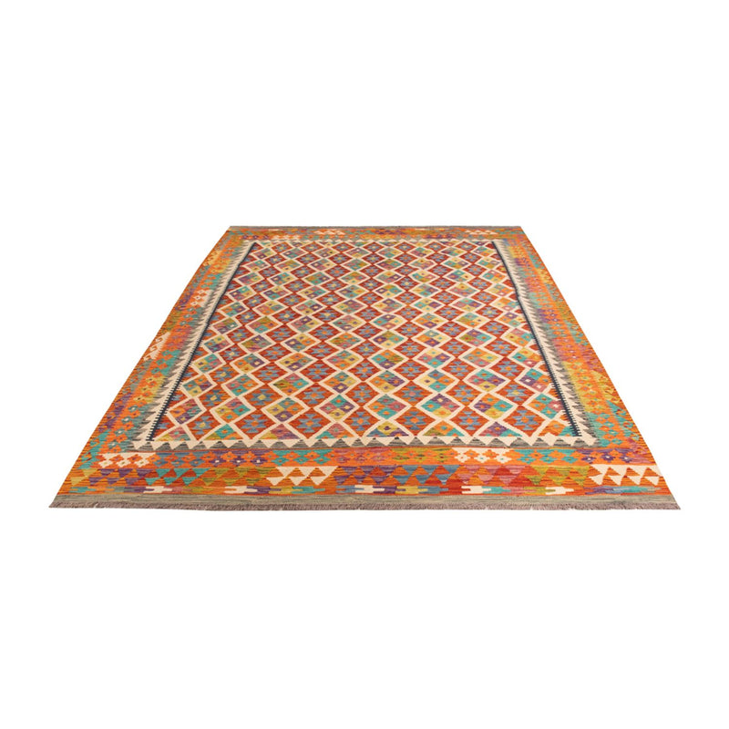 Kelim Rug - Splash - 307 x 205 cm - multicolored