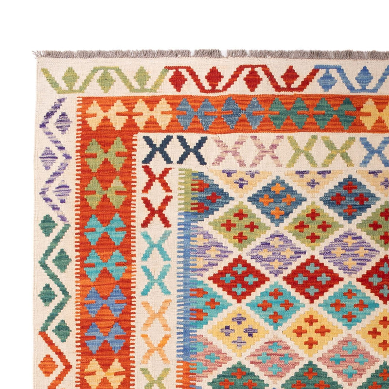 Kelim Rug - Splash - 304 x 209 cm - multicolored