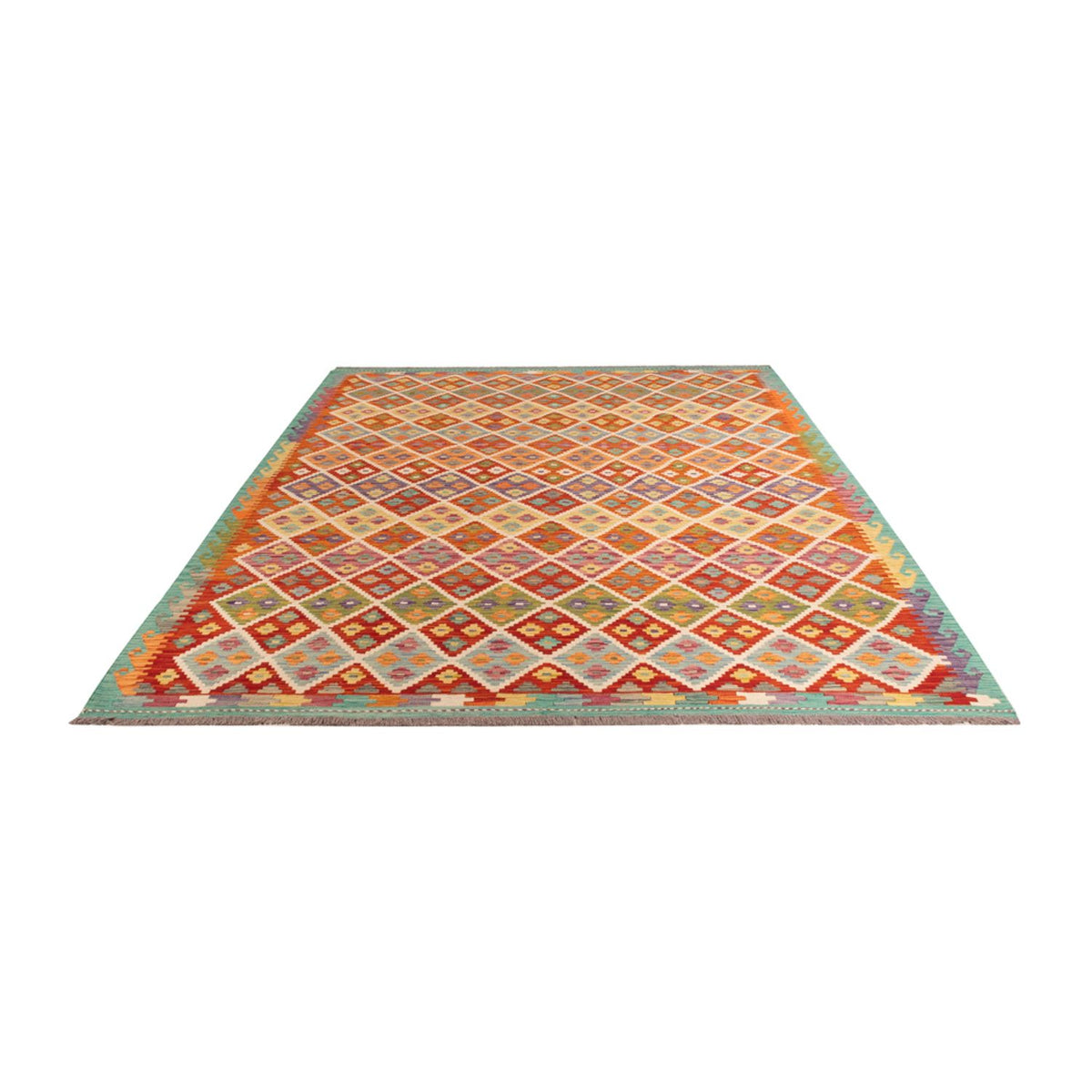 Kelim Rug - Splash - 293 x 213 cm - multicolored