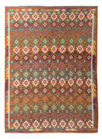 Kelim Rug - Splash - 292 x 213 cm - multicolored