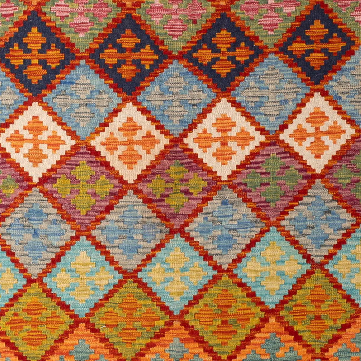 Kelim Rug - Splash - 296 x 209 cm - multicolored