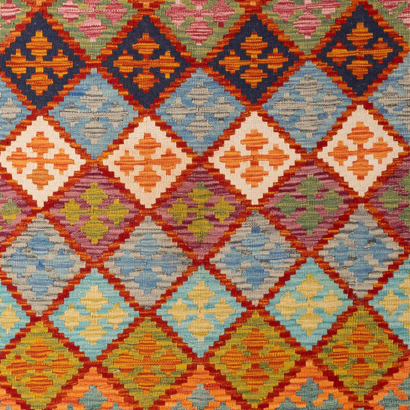 Kelim Rug - Splash - 296 x 209 cm - multicolored