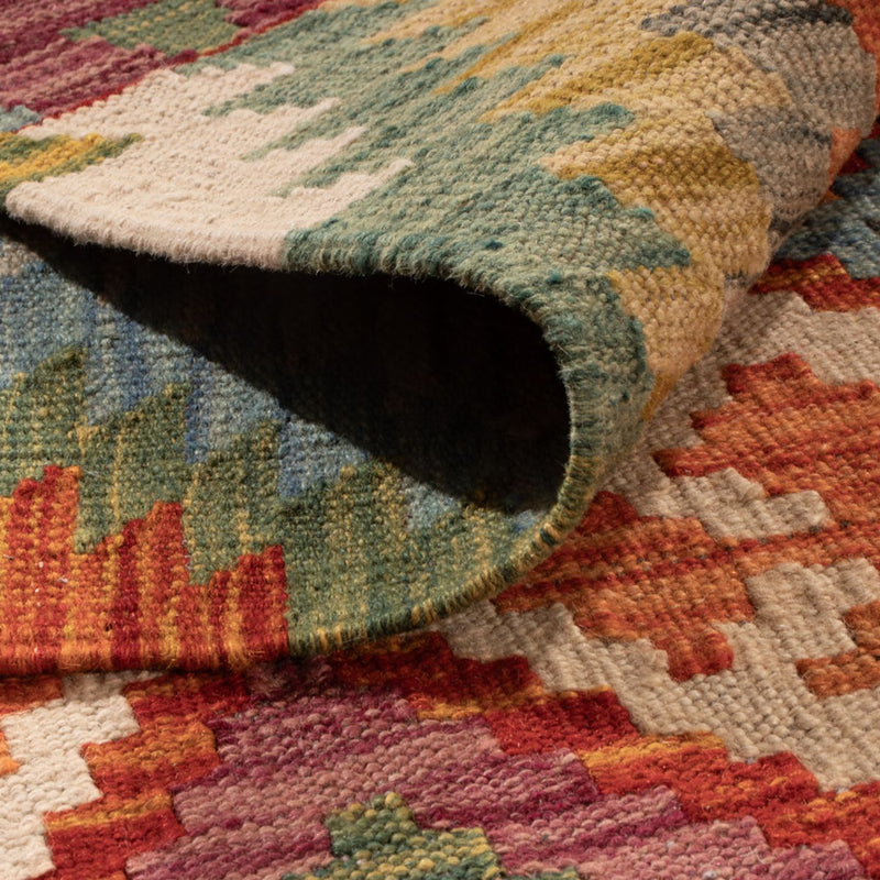 Kelim Rug - Splash - 296 x 209 cm - multicolored