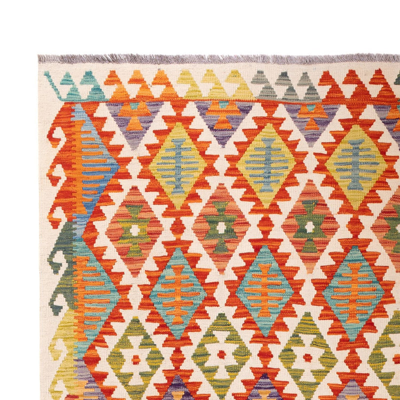 Kelim Rug - Splash - 307 x 200 cm - multicolored