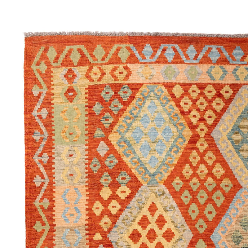 Kelim Rug - Splash - 304 x 207 cm - multicolored