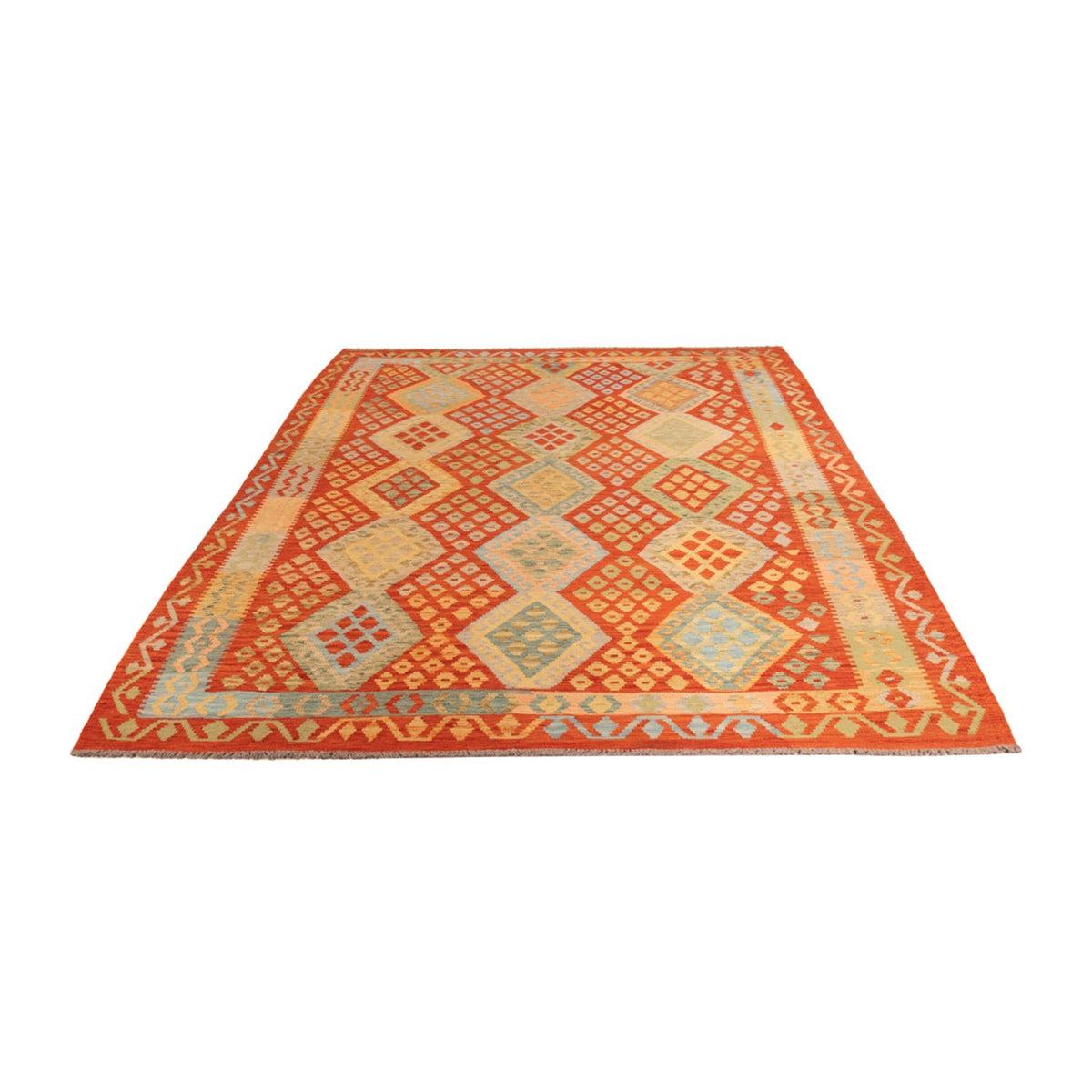 Kelim Rug - Splash - 304 x 207 cm - multicolored