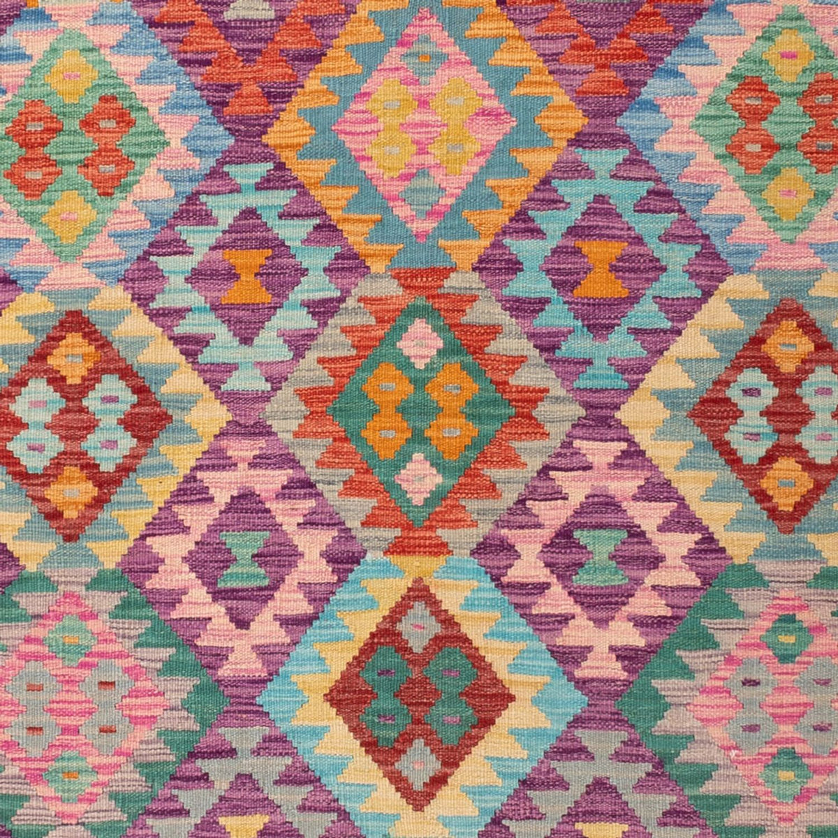 Kelim Rug - Splash - 301 x 200 cm - multicolored