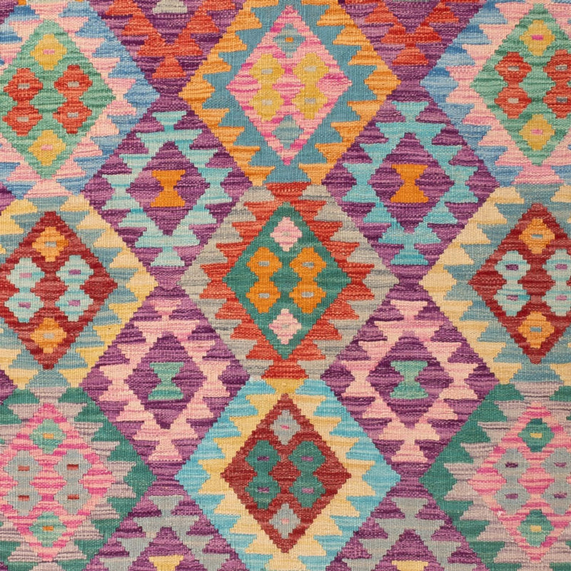 Kelim Rug - Splash - 301 x 200 cm - multicolored